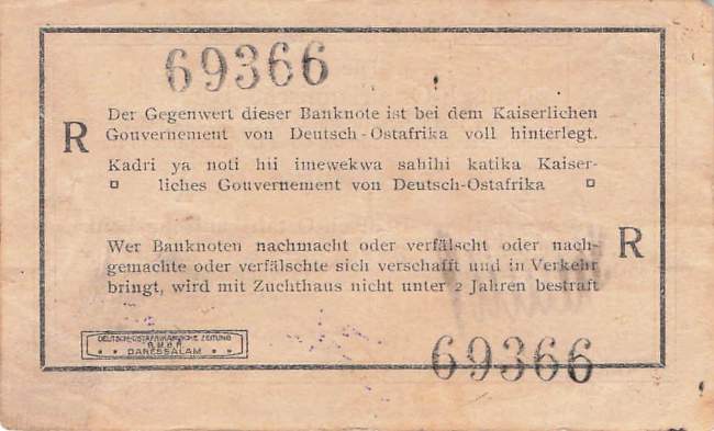 1 Rupie 1915 R Drewsen
